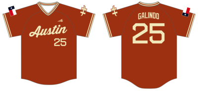 Austin Horns Custom NanoDri Baseball Jersey #J12D