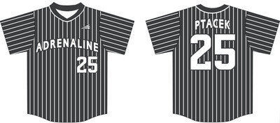 Salina Adrenaline Custom Hexaflex Baseball Jersey #J5C
