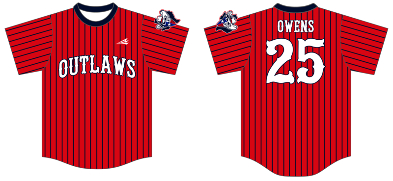 Outlaws (Owen) Custom ProPremier Baseball Jersey #J1