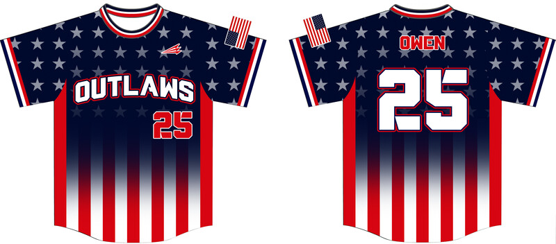 Outlaws (Owen) Custom ProPremier Baseball Jersey #J3