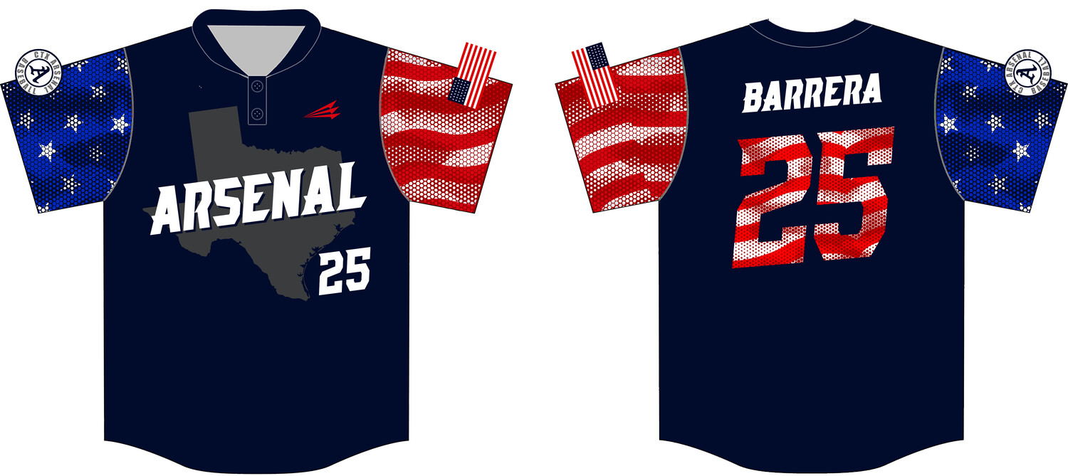 CTX Arsenal Custom NanoDri Baseball Jersey #J3C