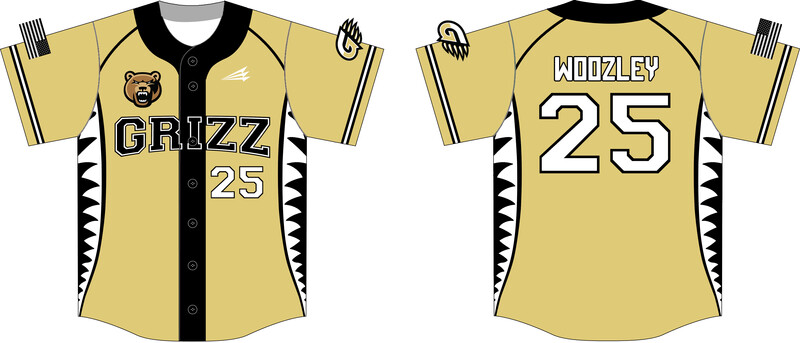 Utah Grizz Custom NanoDri Baseball Jersey #JX
