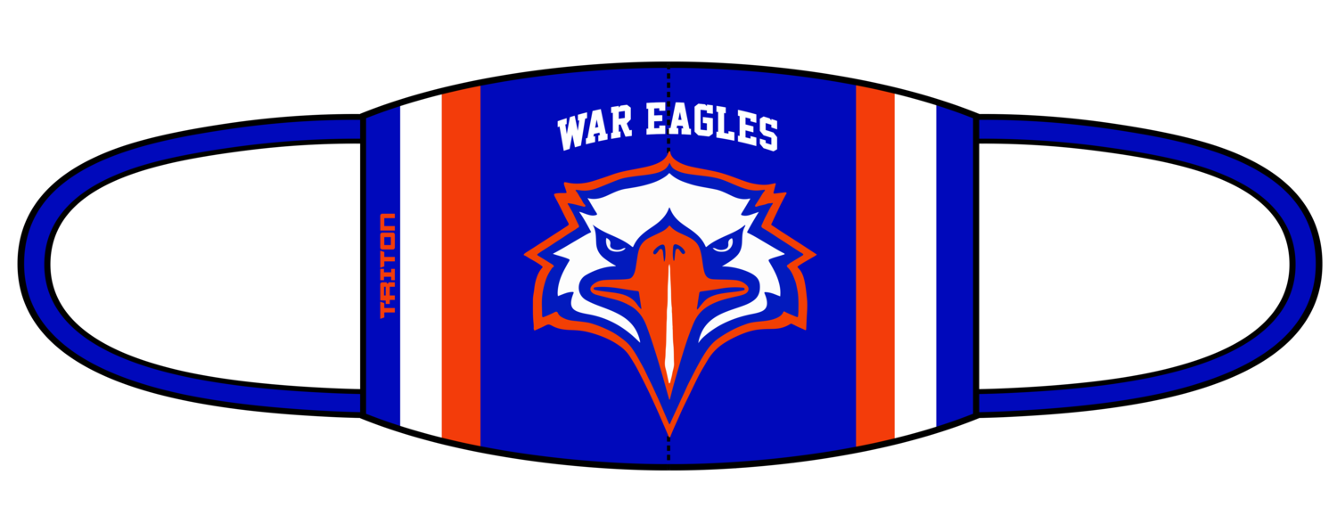 Newton War Eagles Custom Face Mask #FM6