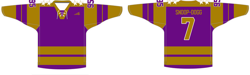 Omega Psi Phi (McCarroll) Custom NanoDri Hockey Jersey #J6