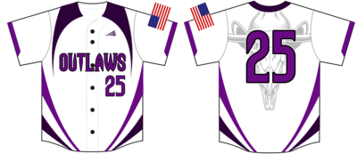 Outlaws (Matthews) Custom NanoDri Baseball Jersey #J3c