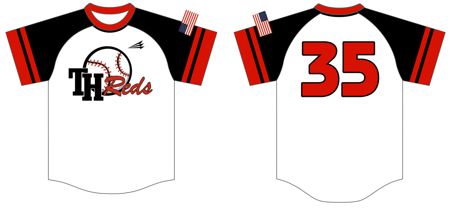 TopHand Sports (Reds) Custom Hexaflex Baseball Jersey #J1B