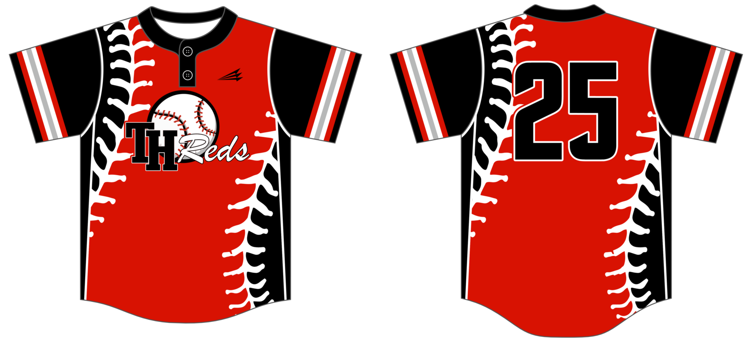 TopHand Sports (Reds) Custom Hexaflex Baseball Jersey #J5B