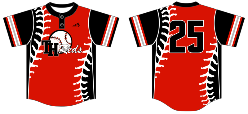 TopHand Sports (Reds) Custom Hexaflex Baseball Jersey #J5B