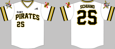 Olney Pirates Custom NanoDri Baseball Jersey #J6D