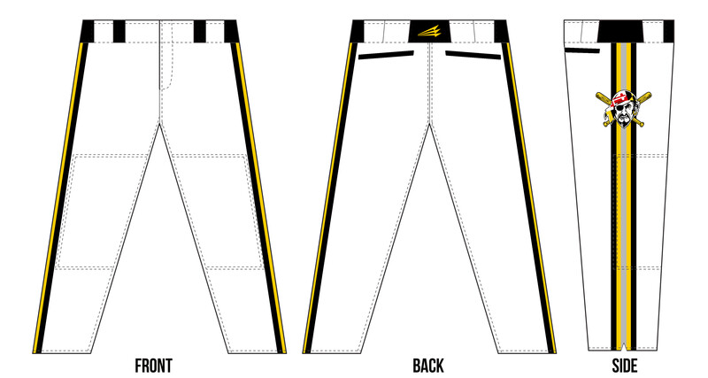 Olney Pirates Custom Long Baseball Pant #BP1B
