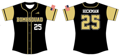 Louisiana Bombsquad Custom Hexaflex Softball Jersey #J3A