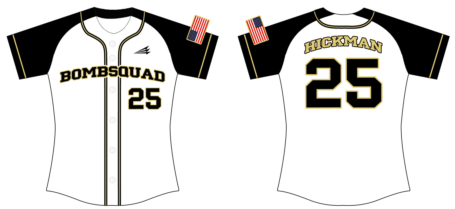 Louisiana Bombsquad Custom Hexaflex Softball Jersey #J4