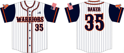 Acworth Warriors Custom Hexaflex Baseball Jersey #J8