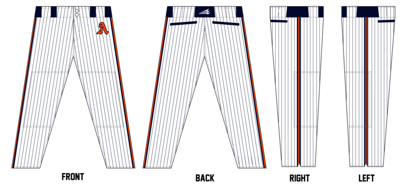 Acworth Warriors Stacheman Elite Custom Long Baseball Pants #BP2
