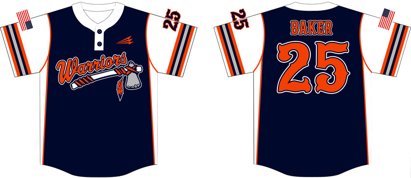 Acworth Warriors Custom Hexaflex Baseball Jersey #J13
