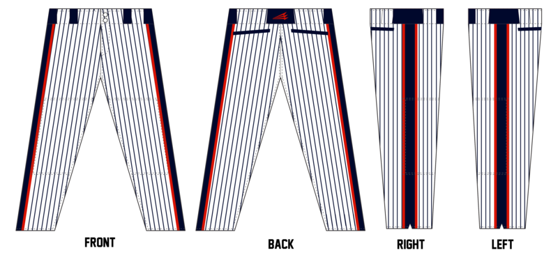 Bastrop Raptors Stacheman Elite Custom Long Baseball Pants #BP4