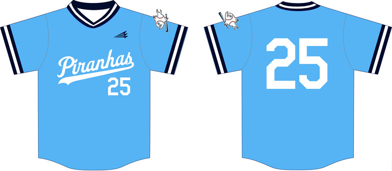 Piranhas Custom NanoDri Baseball Jersey #J32B