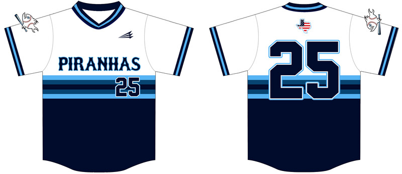 Piranhas Custom NanoDri Baseball Jersey #J39