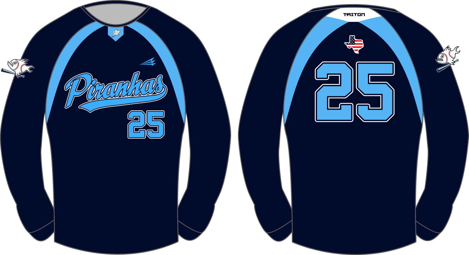 Piranhas Custom Vulcan Pullover #VP3
