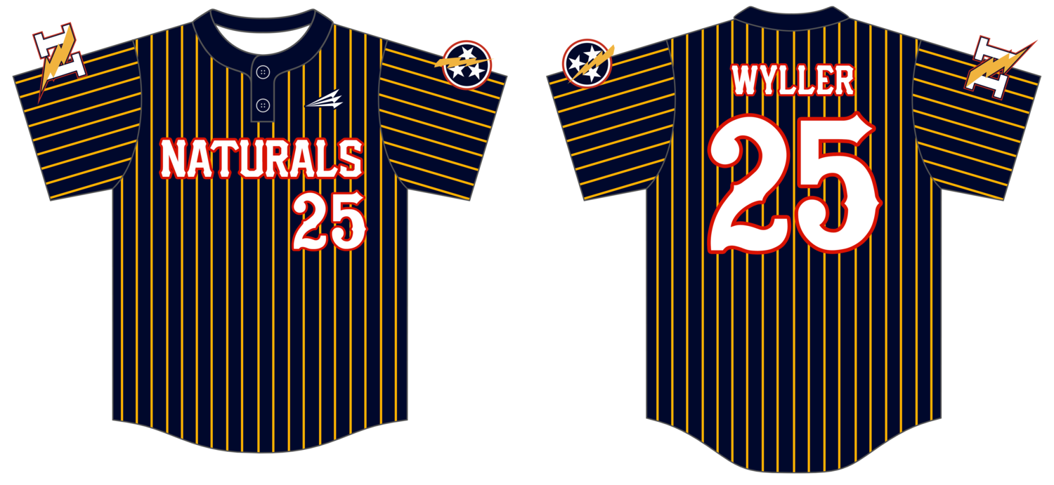 Nashville Naturals Custom Hexaflex Baseball Jersey #J1D