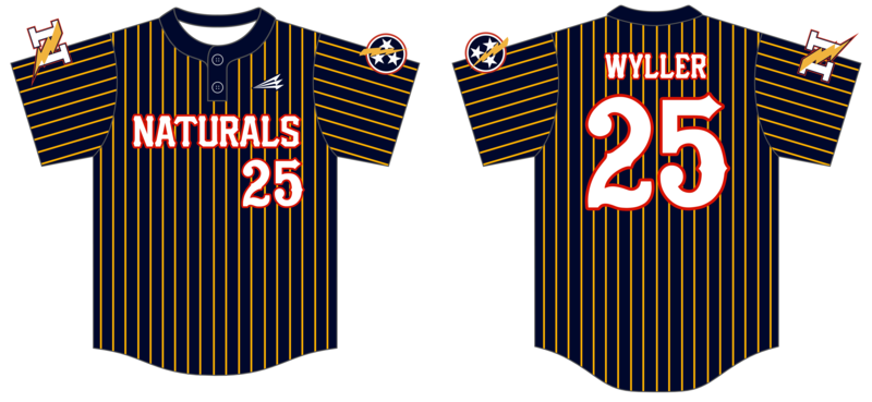 Nashville Naturals Custom Hexaflex Baseball Jersey #J1D