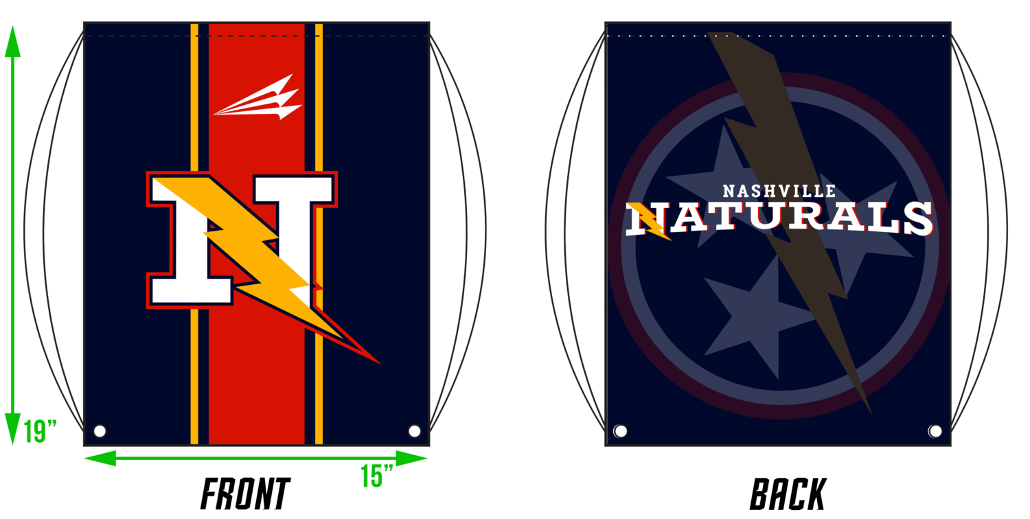 Nashville Naturals Custom Drawstring Bag #DB1