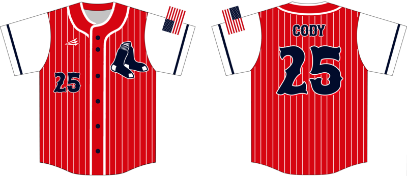 Knox Sox Custom HexaFlex Baseball Jersey #J7b