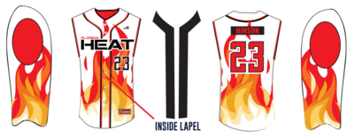 Florida Heat Custom Hexaflex Baseball Jersey #J2