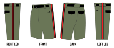 Florida Heat Stacheman Elite Custom Knicker Baseball Pants #BP1