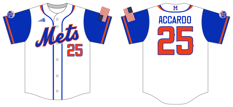 Mets Custom NanoDri Baseball Jersey #J2C