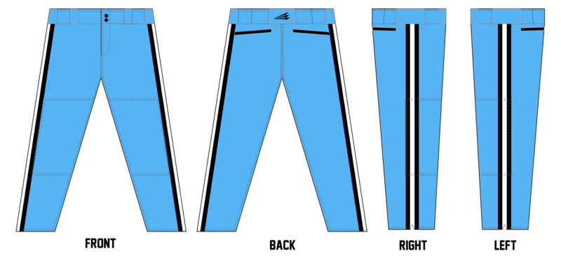 Space Coast Thunder Custom Relaxed Baseball Pant #BP1C