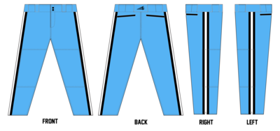 Space Coast Thunder Custom Relaxed Baseball Pant #BP1C