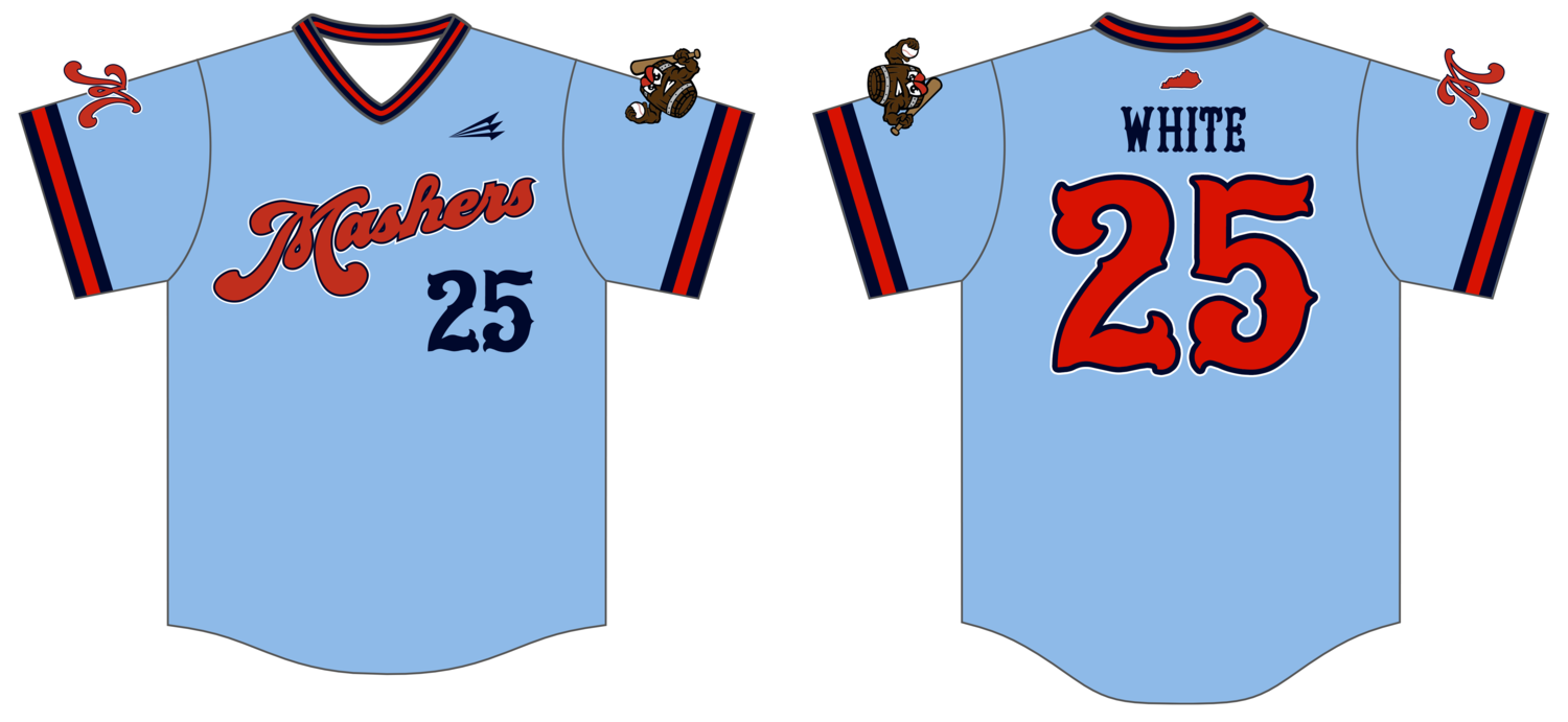 Smashers (White) Custom Hexaflex Baseball Jersey #J1D