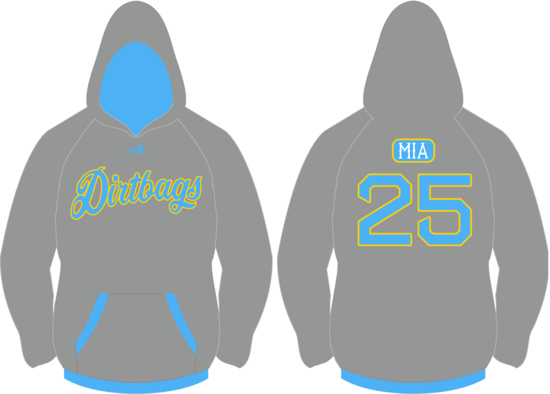 Miami Dirtbags Custom Vulcan Hoodie #VH1