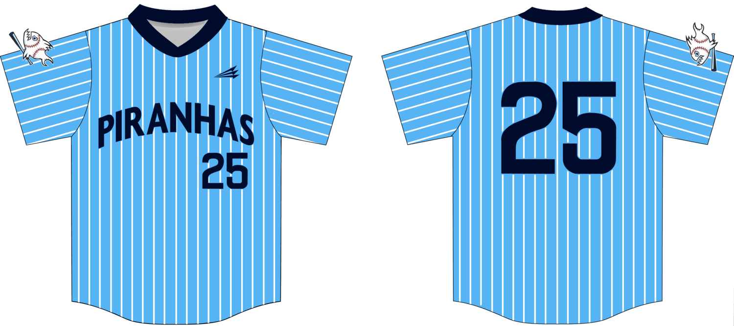 Piranhas Custom NanoDri Baseball Jersey #J35
