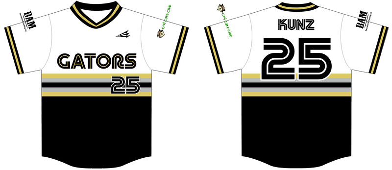 Gators Custom HexaFlex Baseball Jersey #J4E