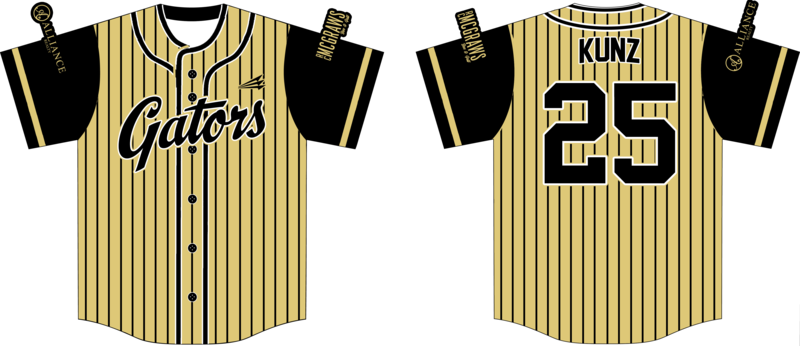 Gators Custom HexaFlex Baseball Jersey #J5C