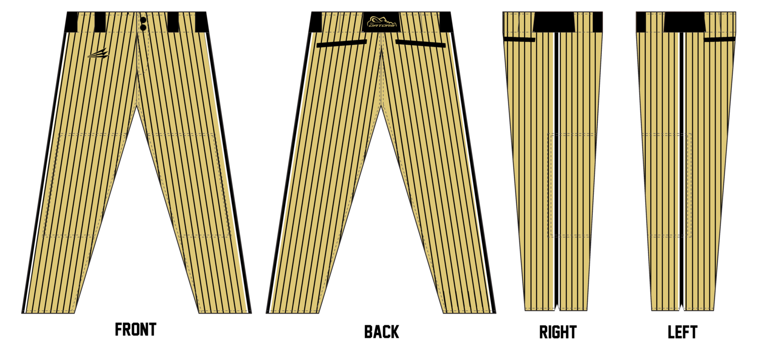 Gators Custom Long Baseball Pant #BP5B