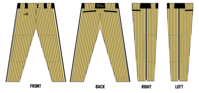 Gators Custom Long Baseball Pant #BP5B