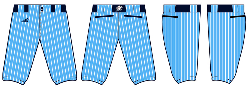 Piranhas Custom Knicker Baseball Pant #BP35