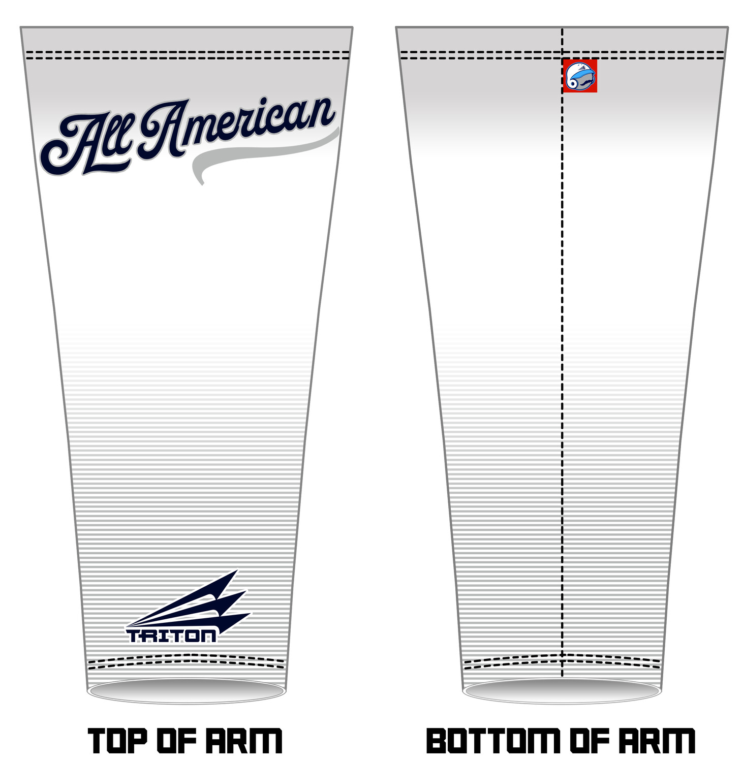 Baseball Youth All-Americans Summer 2021 Custom Arm Sleeve #AS1