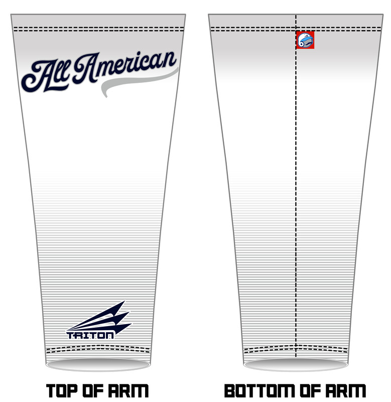 Baseball Youth All-Americans Summer 2021 Custom Arm Sleeve #AS1
