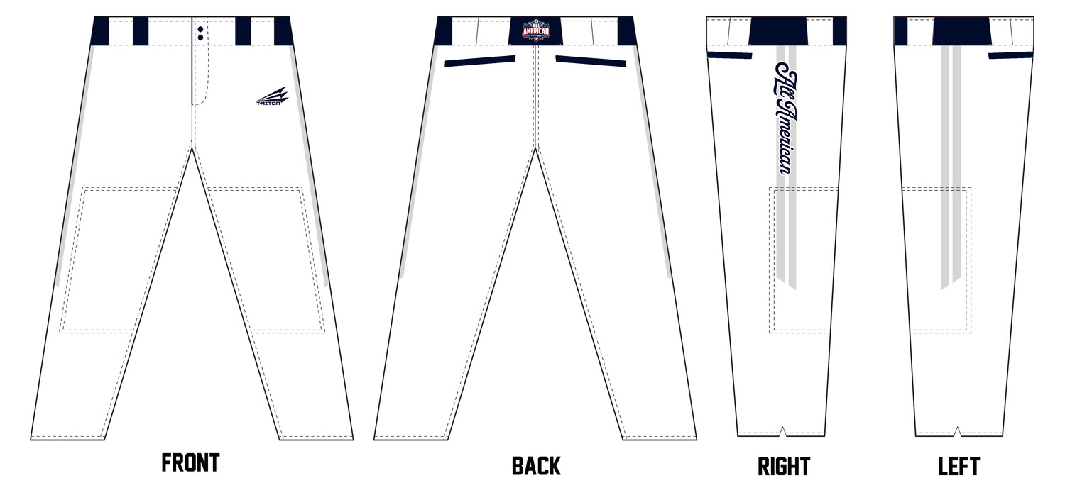 Baseball Youth All-Americans Summer 2021 Custom Long Baseball Pant #BP1