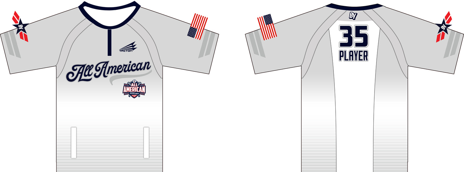 Baseball Youth All-Americans Summer 2021 Custom Cage Jacket #CC1