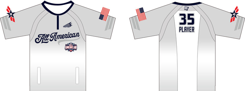 Baseball Youth All-Americans Summer 2021 Custom Cage Jacket #CC1