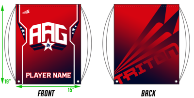 Baseball Youth All-Americans 2021/2022 Custom Drawstring Bag #DB2