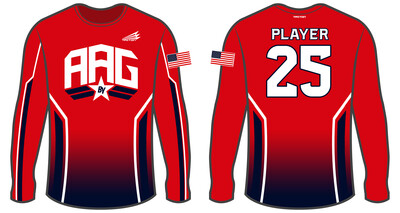 Baseball Youth All-Americans 2021/2022 Custom Longsleeve HyperTee #LHT2