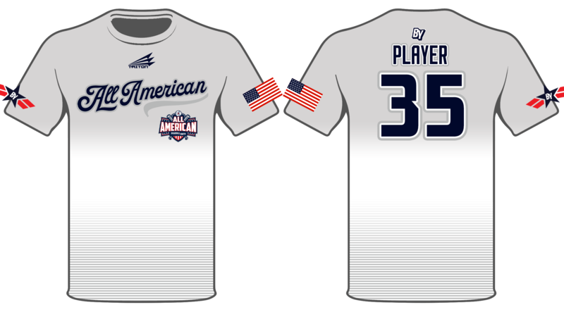 Baseball Youth All-Americans Summer 2021 Custom Shortsleeve HyperTee #HT1