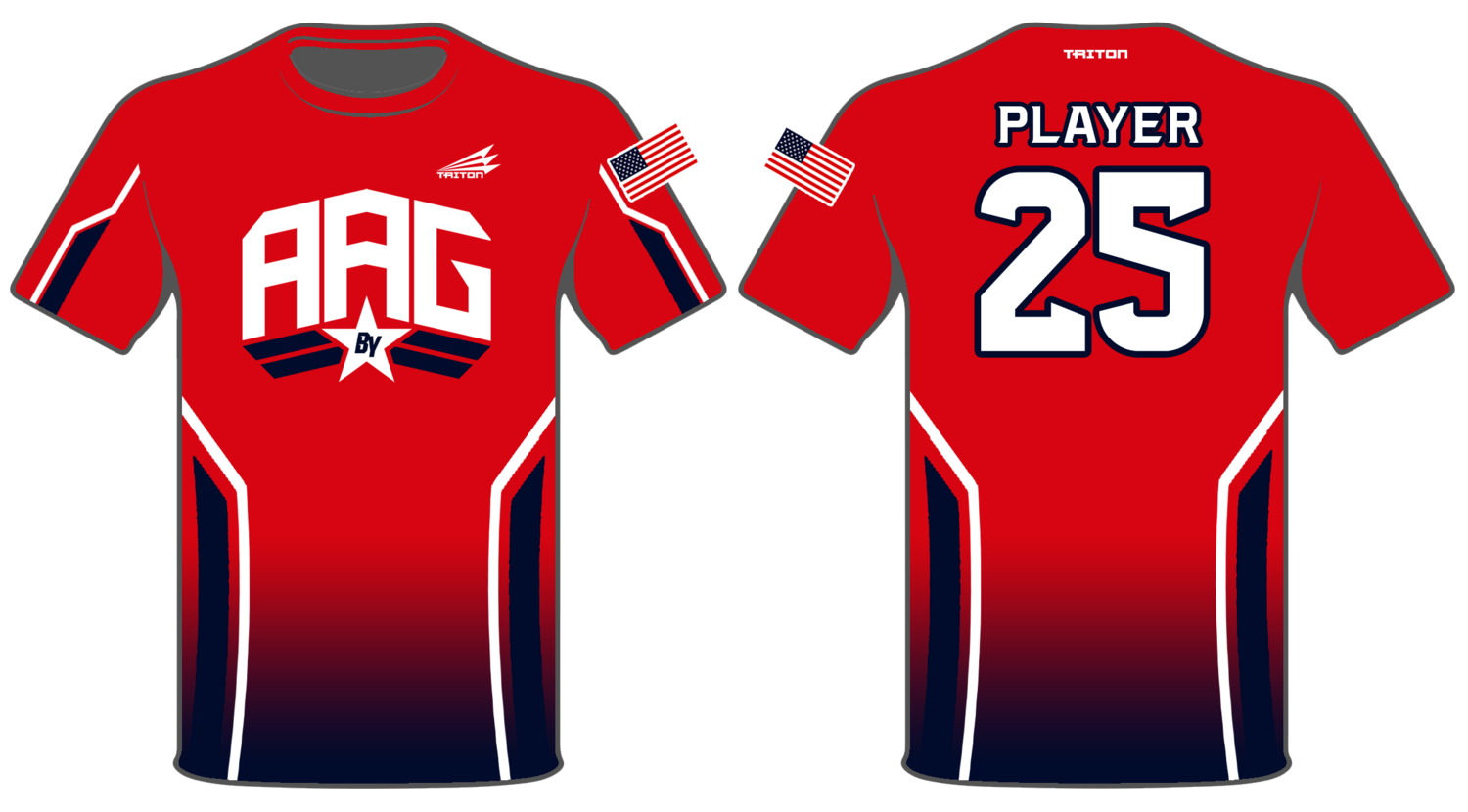 Baseball Youth All-Americans 2021/2022 Custom Shortsleeve HyperTee #HT2