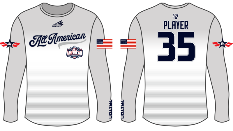 Baseball Youth All-Americans Summer 2021 Custom Longsleeve HyperTee #LHT1